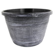 12 Inch Barrel Effect Planter Silver 329575-SILVER