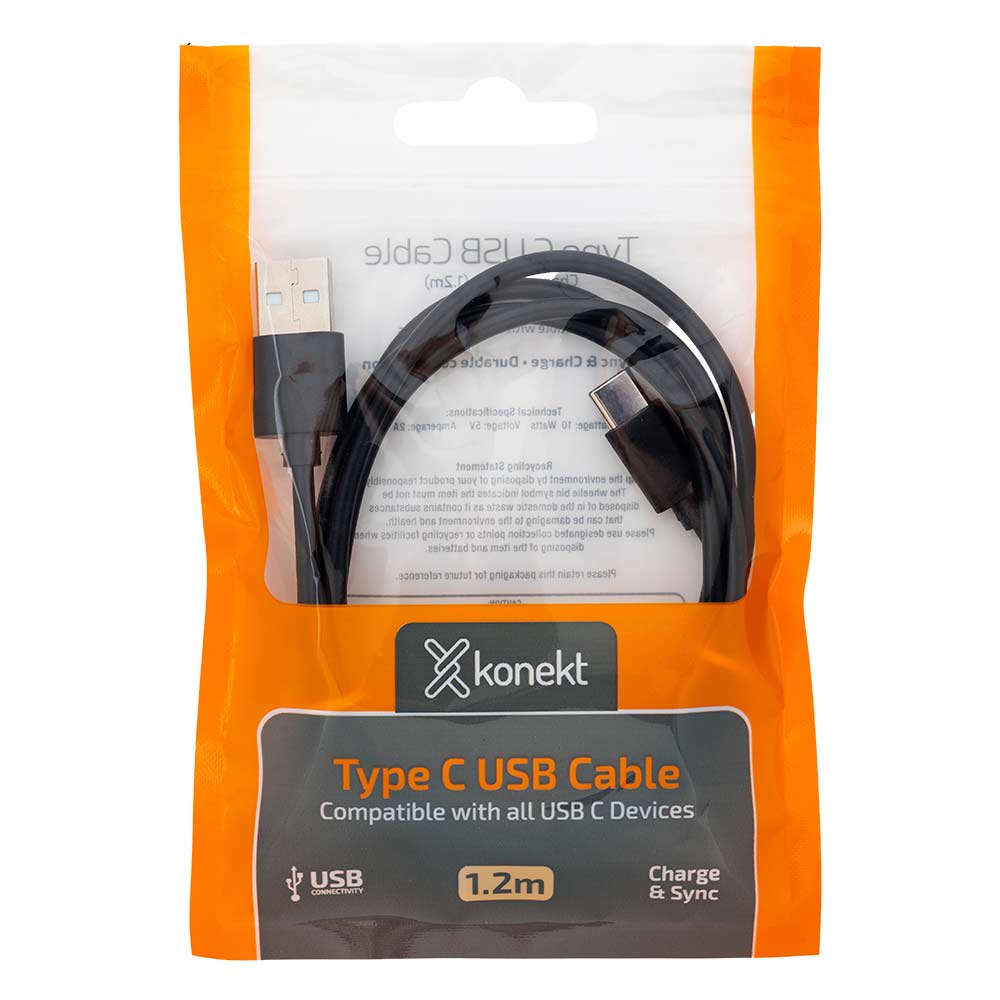 Type-C USB Cable 1.2 Metres