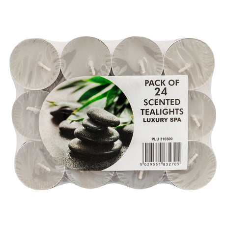 24 Scented Tea Lights 316500-SCENTED