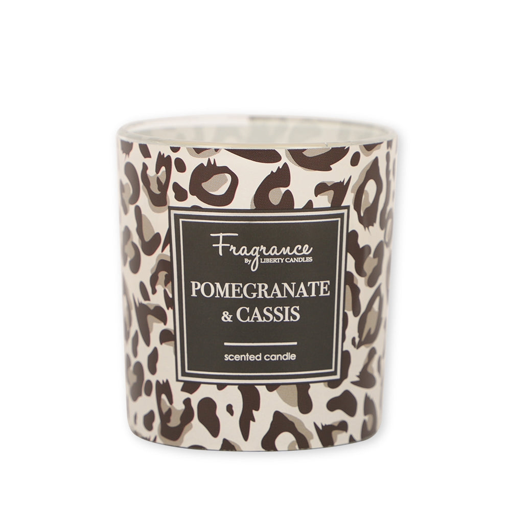 4Oz Jar Luxury Scented Candle - Pomegranate & Cassis 317331-whiteleopard