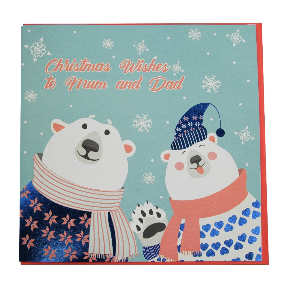 Christmas Card - To Mum & Dad 322591-MUMDADPOLAR