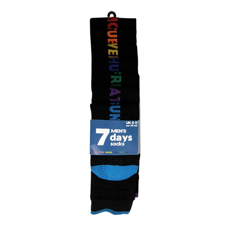 7 Days Of The Week Mens Socks 325510-COLOUR