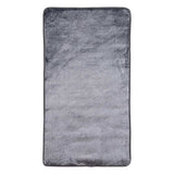 Silver Velvet Touch Rug 60 x 110cm