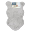 Light Grey Faux Rabbit Fur Rug 50X90Cm 326920-LIGHTGREY