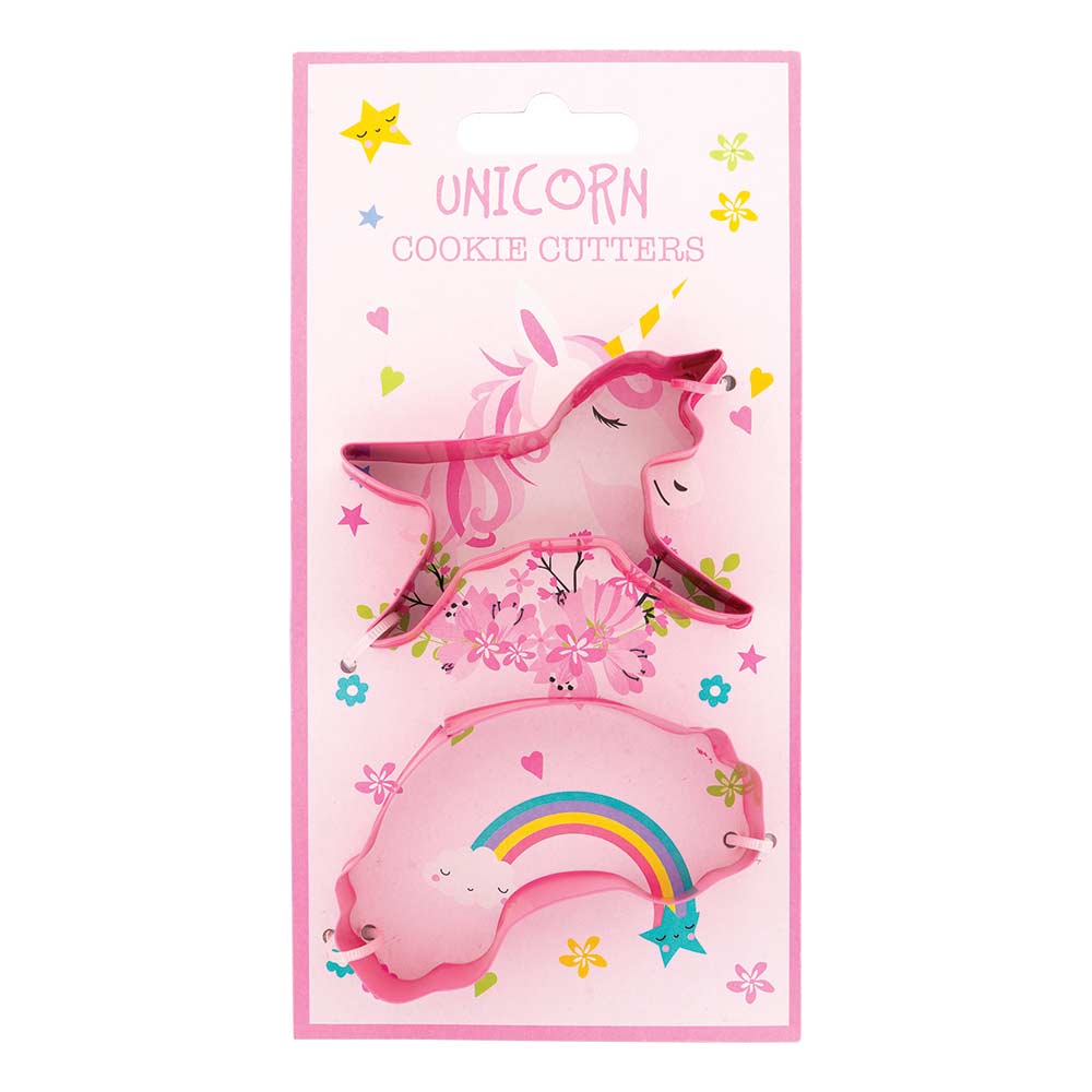 Unicorn Cookie Cutters 2 Pack