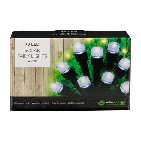 70 Led Solar Fairy Lights 329750-NEW 