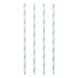 Paper Straws Blue 50 Pack