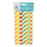 Paper Straws Multicolour  50 Pack 330268-MULTI
