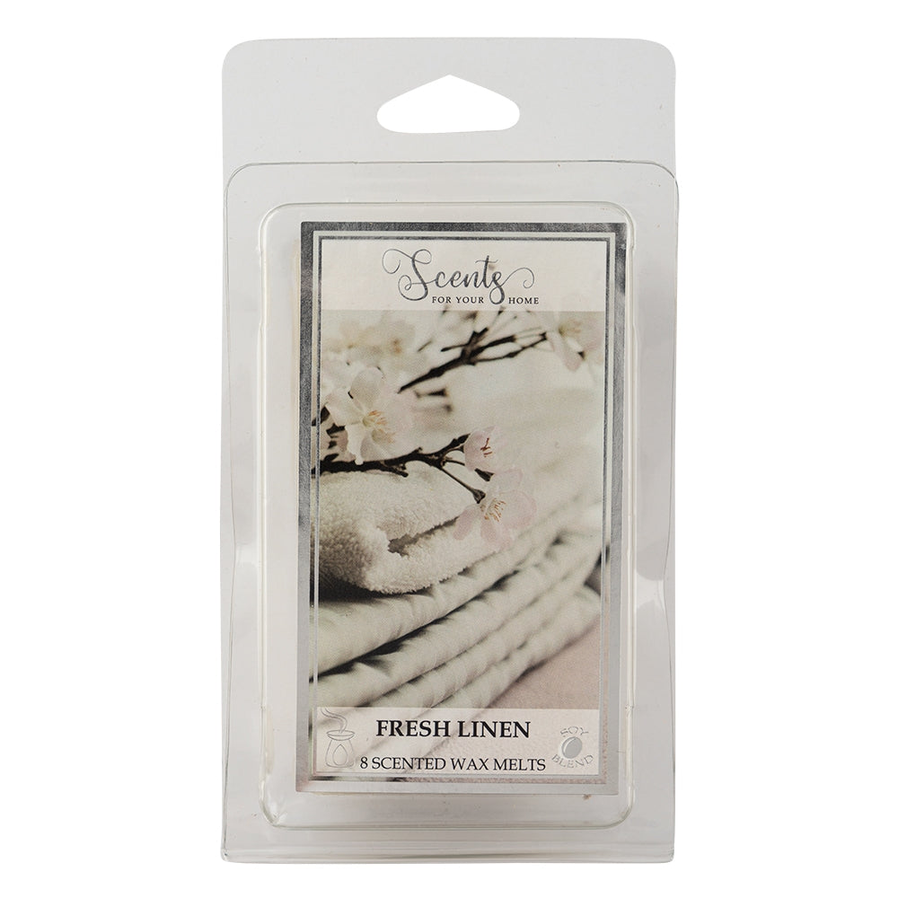 8 Fresh Linen Wax Melts 331026 - Fresh linen