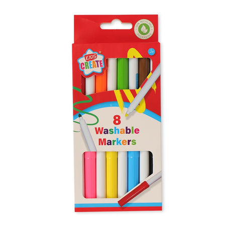 8 Washable Marker Pens 331059