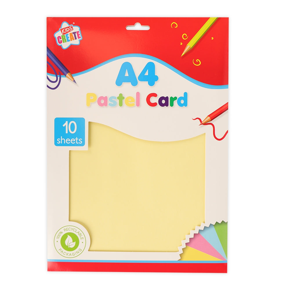 A4  Pastel Card 10 Pack 331069