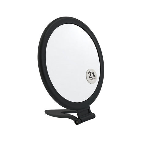 2X Magnification Mirror With Flip Stand - Black 331372-BLACK