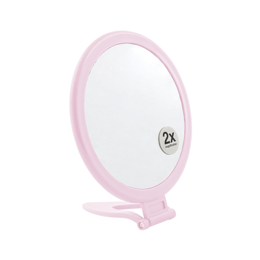 2X Magnification Mirror With Flip Stand - Pink 331372