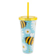 Drinks Cup With Straw - Bee 331381-BEES