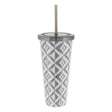 Drinks Cup With Straw - Pattern 331381-PATTERN