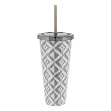 Drinks Cup With Straw - Pattern 331381-PATTERN