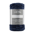 Coloroll Faux Mink Throw - Navy Blue 150 X 200Cm 332234