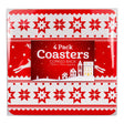 4 Pack  Christmas Coasters - Corked Back 332349 - Christmas