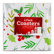 4 Pack  Traditional Coasters - Corked Back 332350 - Traditional