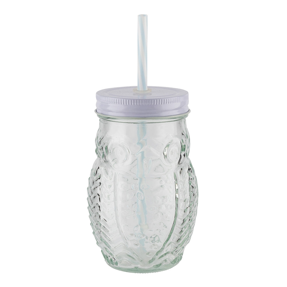Owl Mason Jars - White 332746 - WHITE