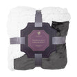 Valtene Sherpa Fleece Lined Throw - 130 X 180Cm - Charcoal 332831