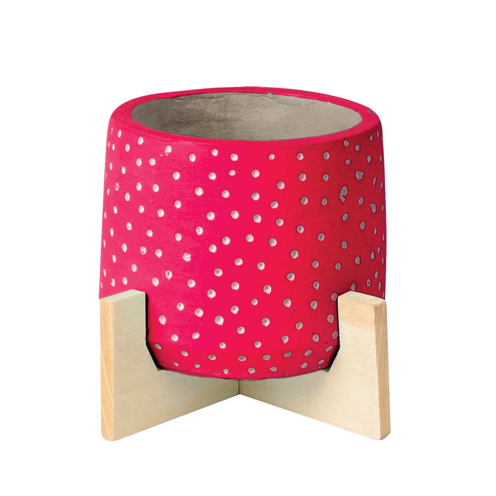 Spotty Planter With Base