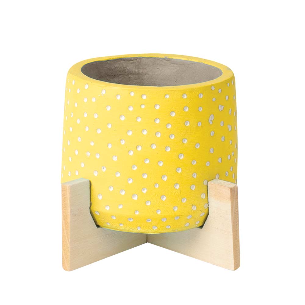Spotty Planter With Base