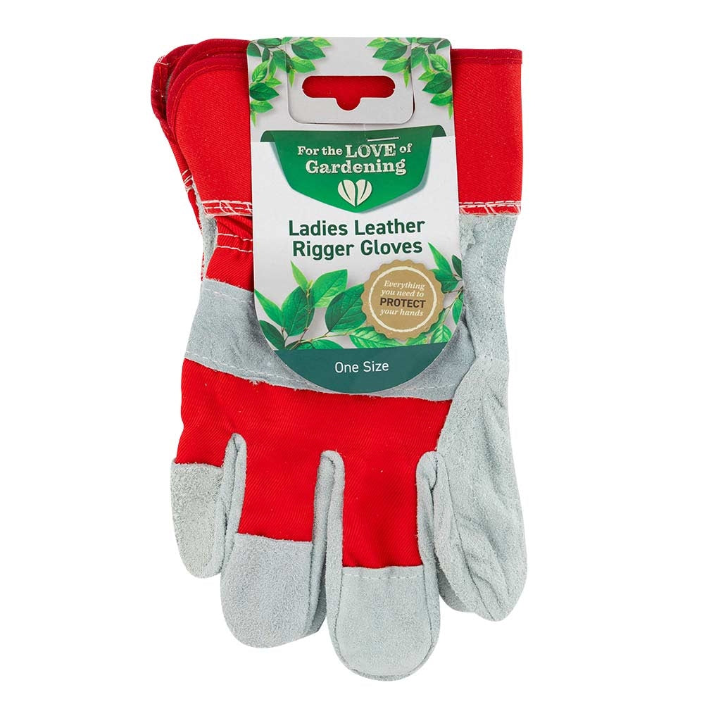 Ladies Rigger Gloves | Poundstretcher  334428-RED