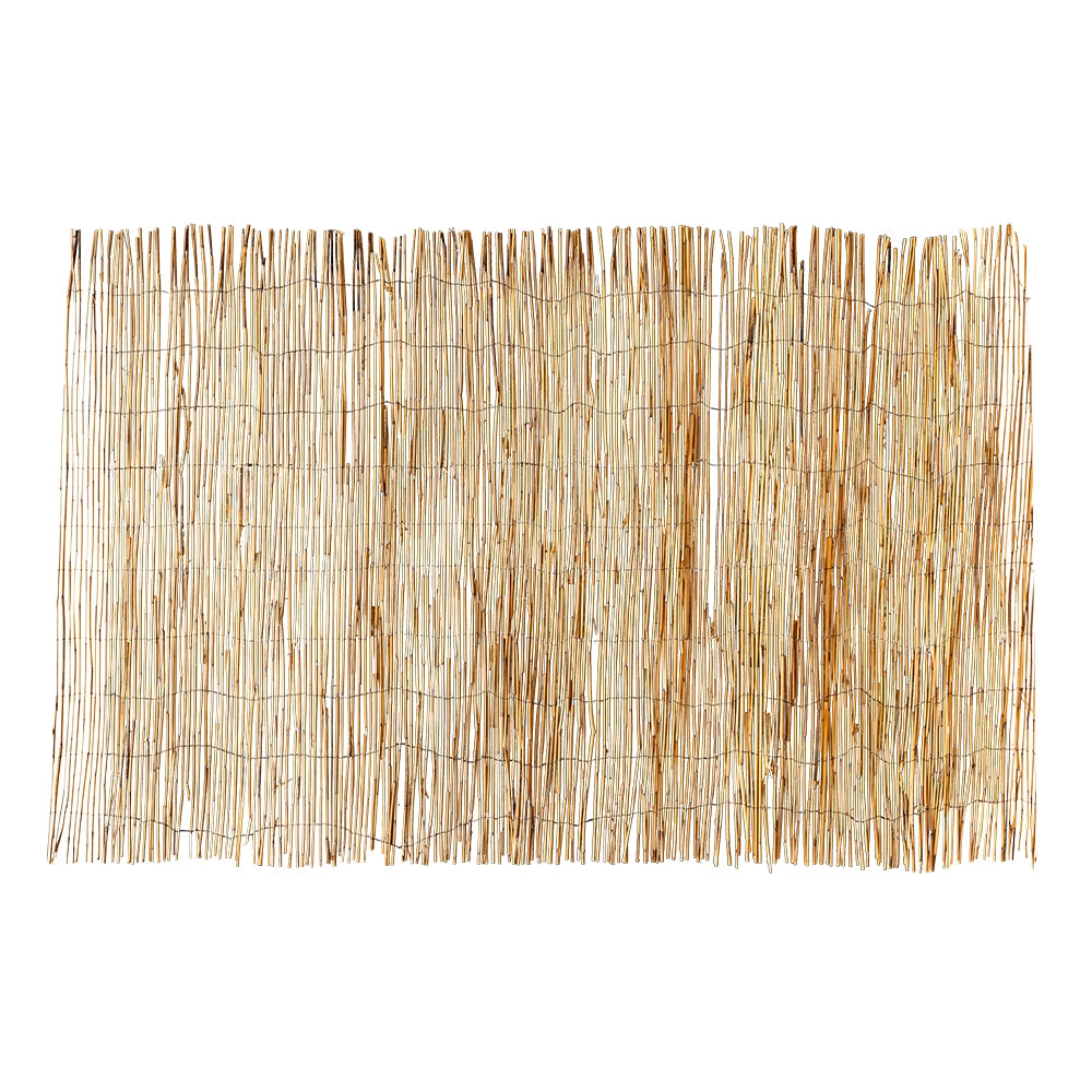 Peeled Reed Garden Screening 400 X 100Cm | Poundstretcher 334436