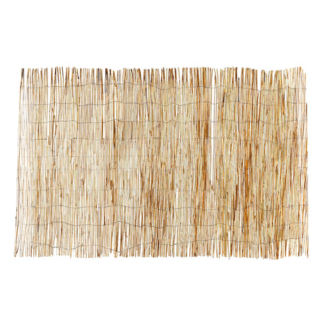 Peeled Reed Garden Screening 400 X 100Cm | Poundstretcher 334436