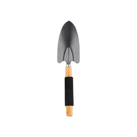 Wooden Handle Gardening Trowel Black 334517