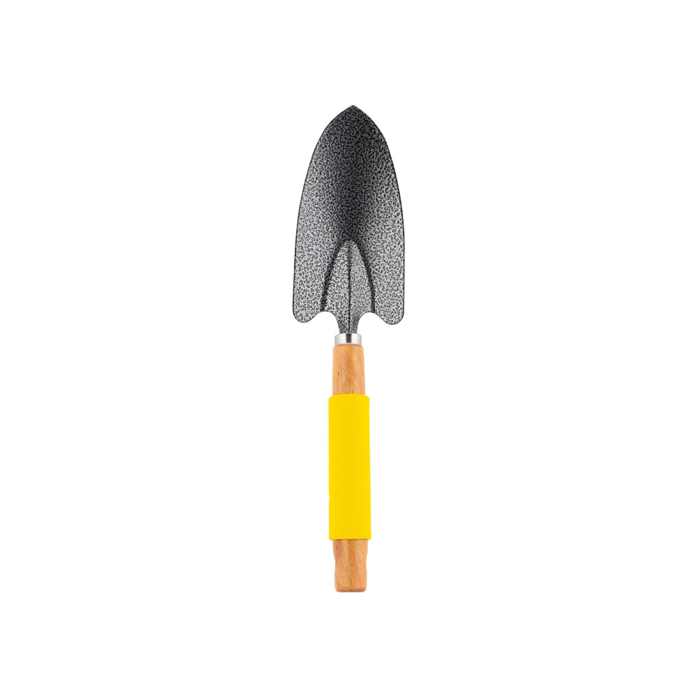 Wooden Handle Gardening Trowel Yellow 334517-YELLOW