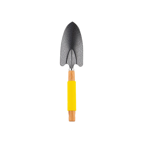 Wooden Handle Gardening Trowel Yellow 334517-YELLOW