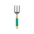 Wooden Gardening Hand Fork - Green 334518-GREEN