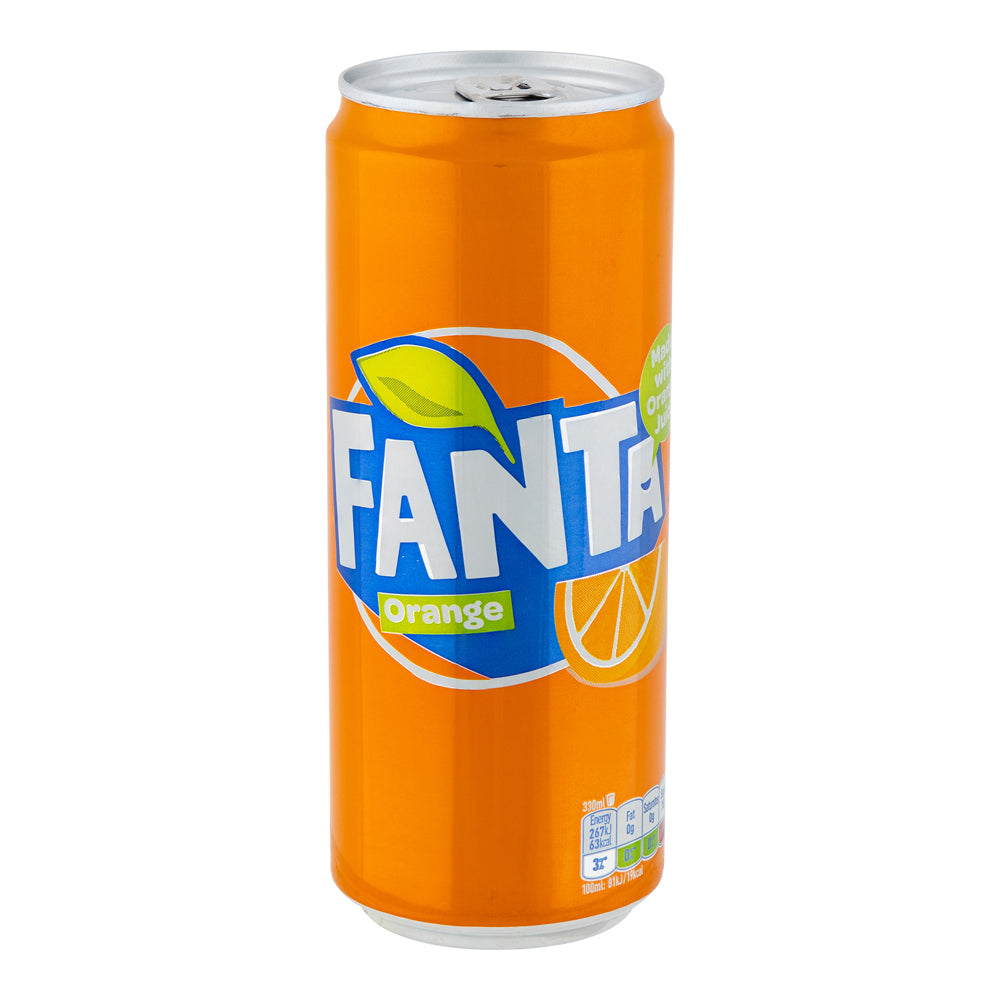 Fanta Orange Fizzy Drink 330ml