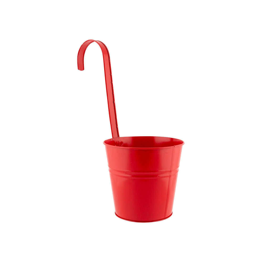 Large Red Tin Pail 335142-RED 