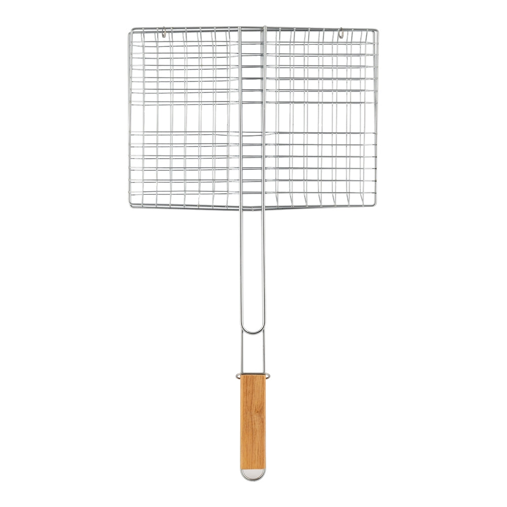 Stainless Steel Bbq Grill Basket With Handle 335522