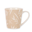 Natural Beige/White Mugs: Leaf Design And Coffee Design 337499