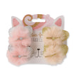 Cat Pom Pom Hair Clips 4 Pack 337653