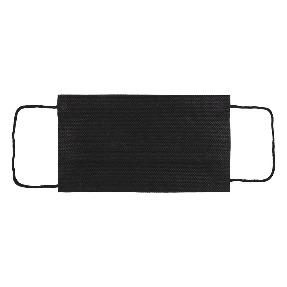 Black Disposable Face Masks 50 Pack
