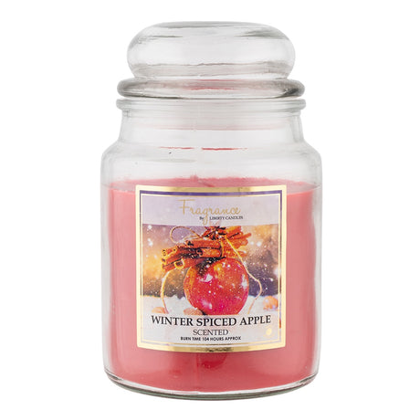 18Oz Jar Scented Candle Winter Spiced Apple  337710