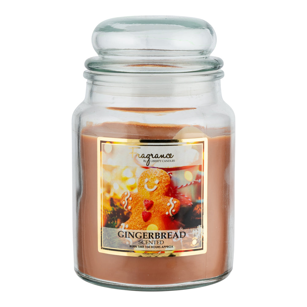 18 oz Jar Candle Gingerbread Scented