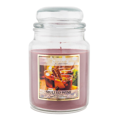  18Oz Jar Scented Candle - Mulled Wine Scented 337717