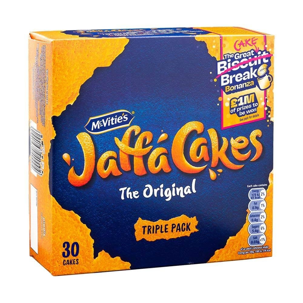 Mcvitie's Jaffa Cakes Original Triple Pack 11g x 30 Pack