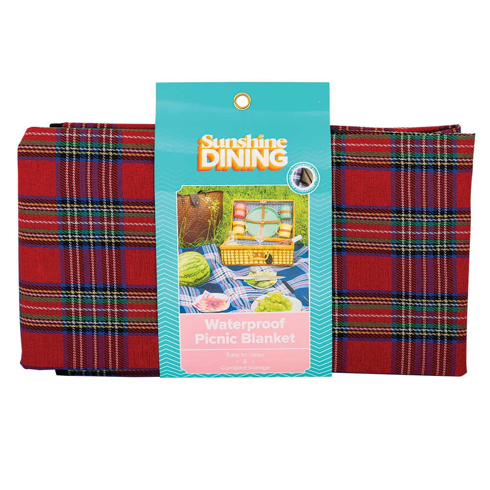Red Checked Picnic Mat
