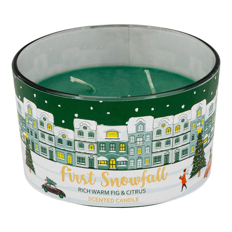 12Oz Wide Glass Jar Candle - Rich Warm Fig & Citrus 338777-fig-citrus