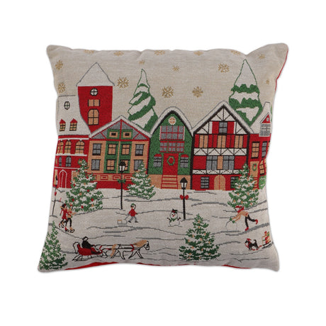 Snowy Christmas Cushion  338878-SNOWY