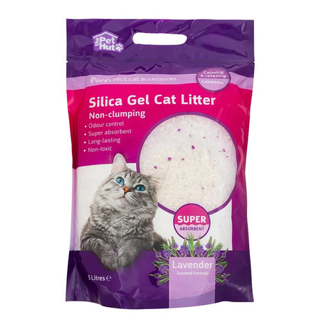 Silica Gel Cat Litter 5 Litre With Lavender | Poundstretcher & Pet Hut 338880