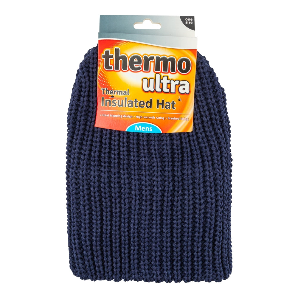 Mens Navy Thermo Ultra Hat | Poundstretcher 338928-BLUE