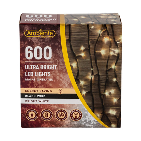 600 Ultra Bright Led Lights - Bright White 338958-BRIGHT WHITE